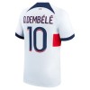 Officiële Voetbalshirt + Korte Broek Paris Saint-Germain Dembele 10 Uit 2023-24 - Kids